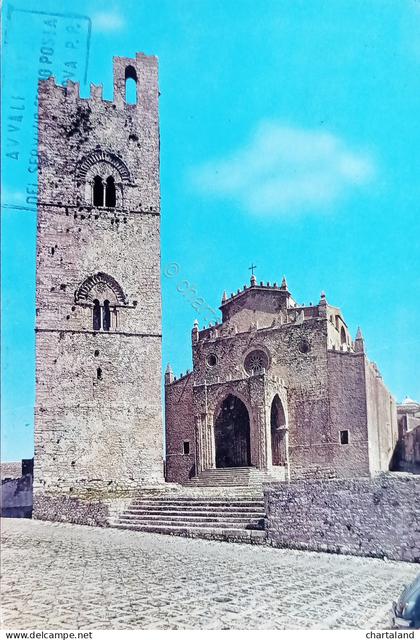 Cartolina - Monumenti di Sicilia - Erice - La Cattedrale - 1966
