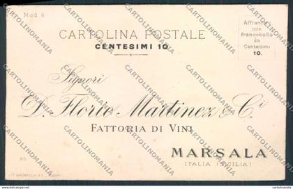 Trapani Marsala Commerciale cartolina MV6839