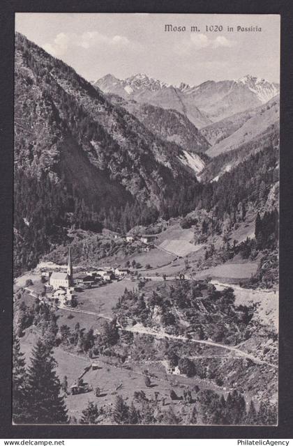 Vintage postcard Moso in Passiria Moos Passeier Alps Trentino Alto Adige Italy