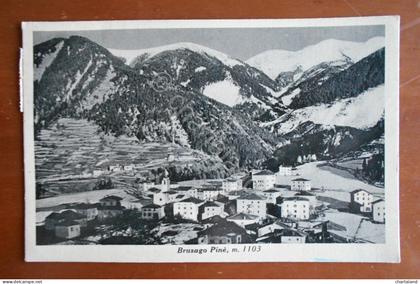 Cartolina Brusago Pinè (Trentino Alto Adige), m. 1103 - 1952