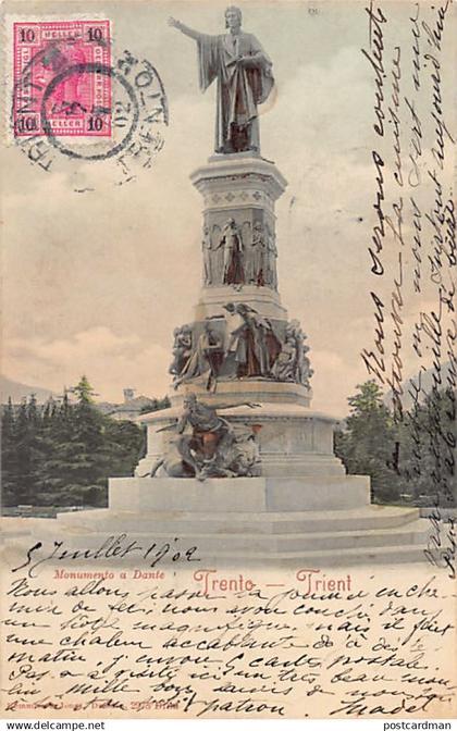 TRENTO - Monumento a Dante