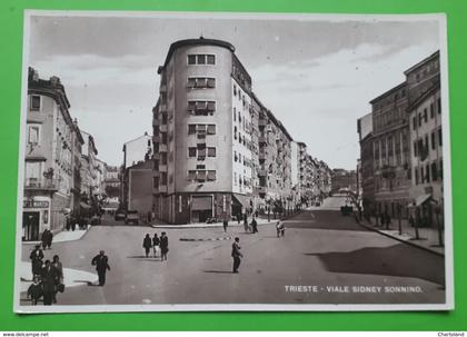 Cartolina - Trieste - Viale Sidney Sonnino - 1945 ca.