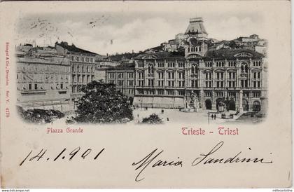 #TRIESTE- TRIEST: PIAZZA GRANDE- a rilievo