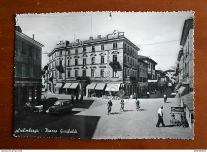 Cartolina Spilimbergo (Friuli Venezia Giulia) - Piazza Garibaldi - 1957