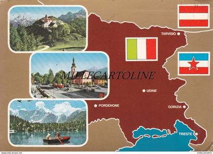 TARVISIO e dintorni (bandiere Italia, Austria, Jugoslavia)   1975