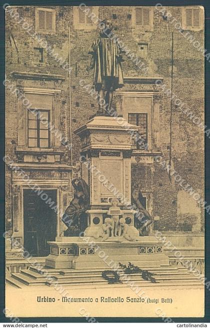 Urbino Città Monumento Raffaello Sanzio cartolina JK5527
