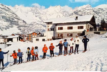 Cartolina - Courmayeur - La Pista dei Bambini - 1966