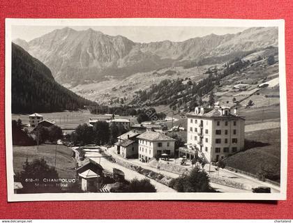 Cartolina - Champoluc - Moderne Hotel - 1945 ca.