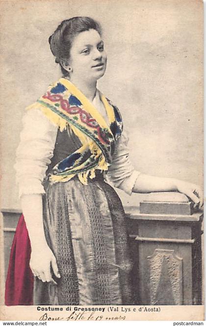 Italia - Costume di Gressoney - Val Lys e d'Aosta