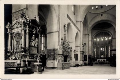 CPA Padova Padua Veneto, Basilika, Innenansicht, Altar, Statuen, Padova