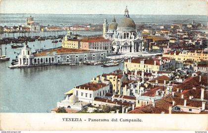 A977 Italy Venezia Venice Panorama dal Campanile vintage postcard