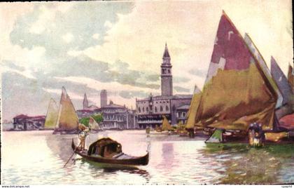 Italia - Italie - Italy - Venice - Venezia - Panorama del Molo - CPA