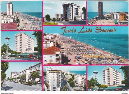 JESOLO LIDO - VENEZIA - HOTELS VARI - VEDUTINE - VIAGG. 1972 -93659-