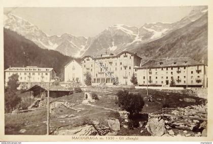 Cartolina - Macugnaga - Gli Alberghi - 1929