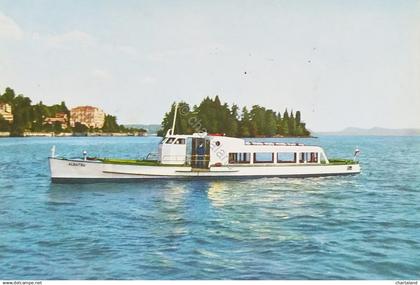 Cartolina - Navigazione sul Lago Maggiore - Isola S. Giovanni - 1970 ca.