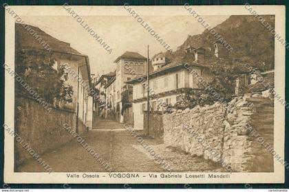 Verbania Vogogna cartolina QQ5644