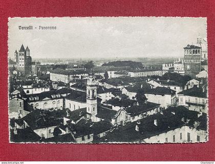 Cartolina - Vercelli - Panorama - 1918
