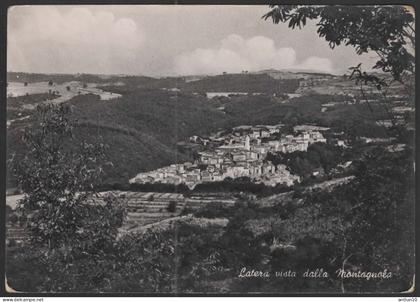 $#$#(AD2605)-LATERA (VITERBO)- Latera vista dalla Montagnola, usata 1954