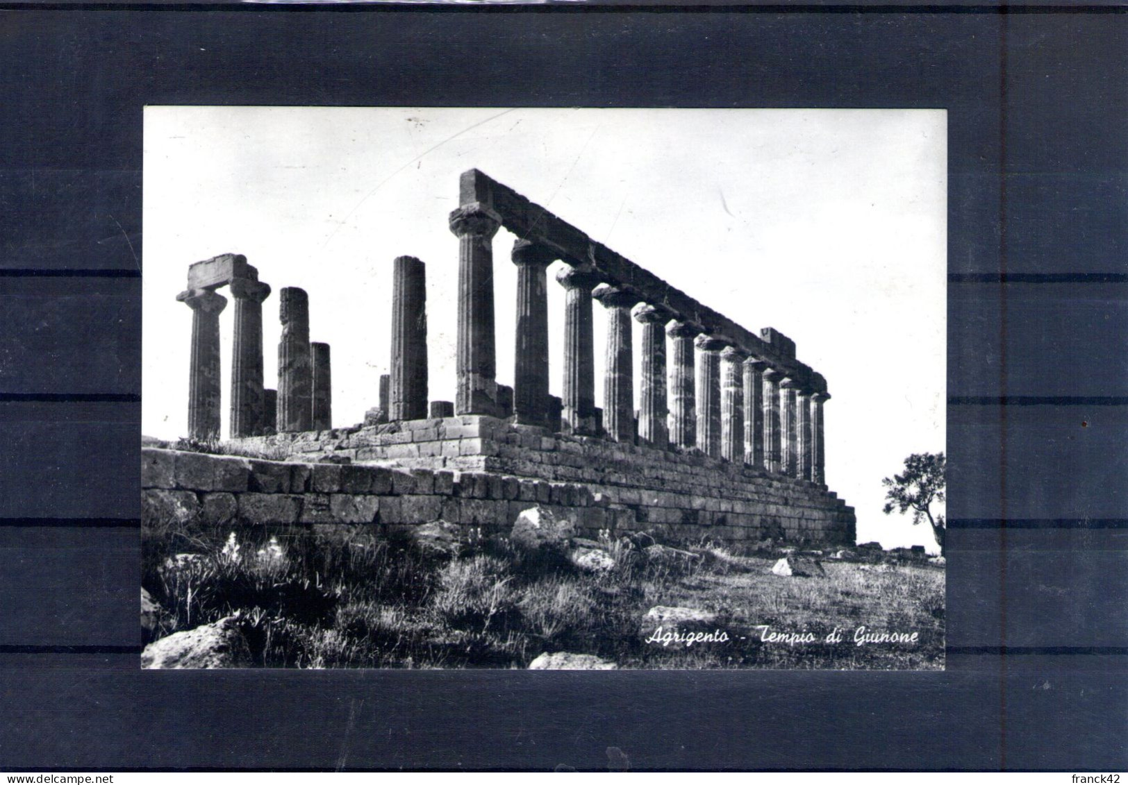 italie. agrigente. lot de 2 cartes modernes