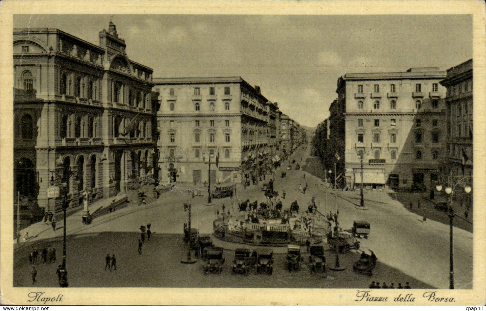 Italie - Italia - Italy - Napoli - Naples - Piazza della Borsa - CPA