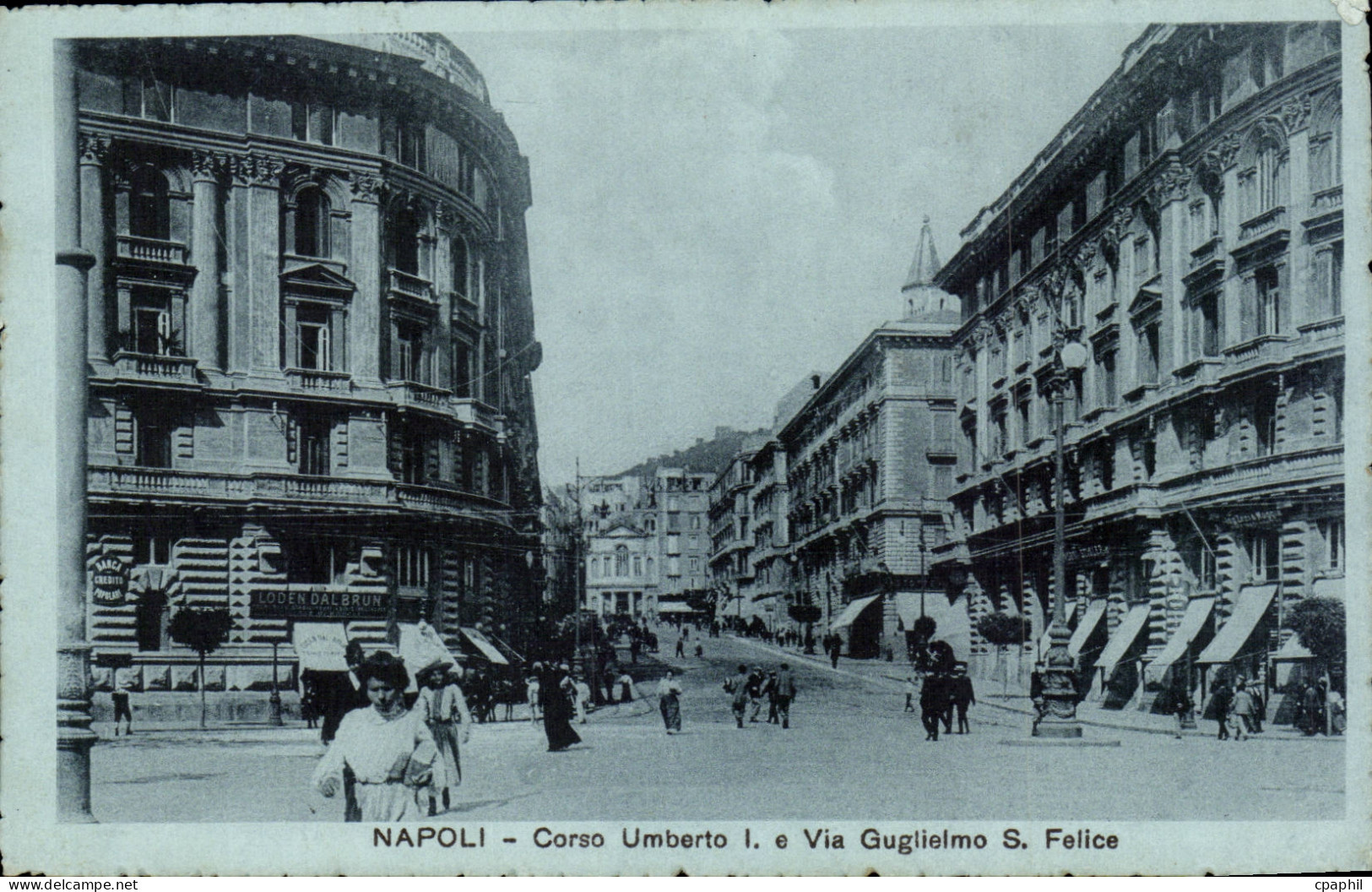 Italie - Italie - Italy - Napoli - Naples - Corso Umberto - Via Guglielmo - CPA
