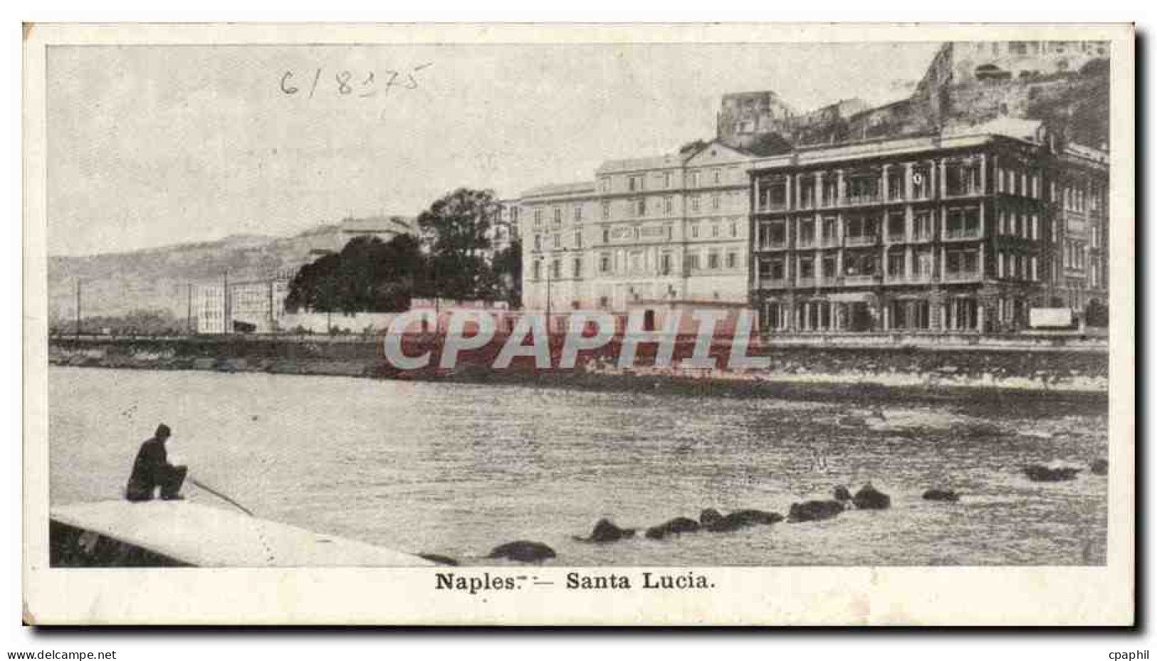 Italie ITalie Naples CPA Santa Lucia