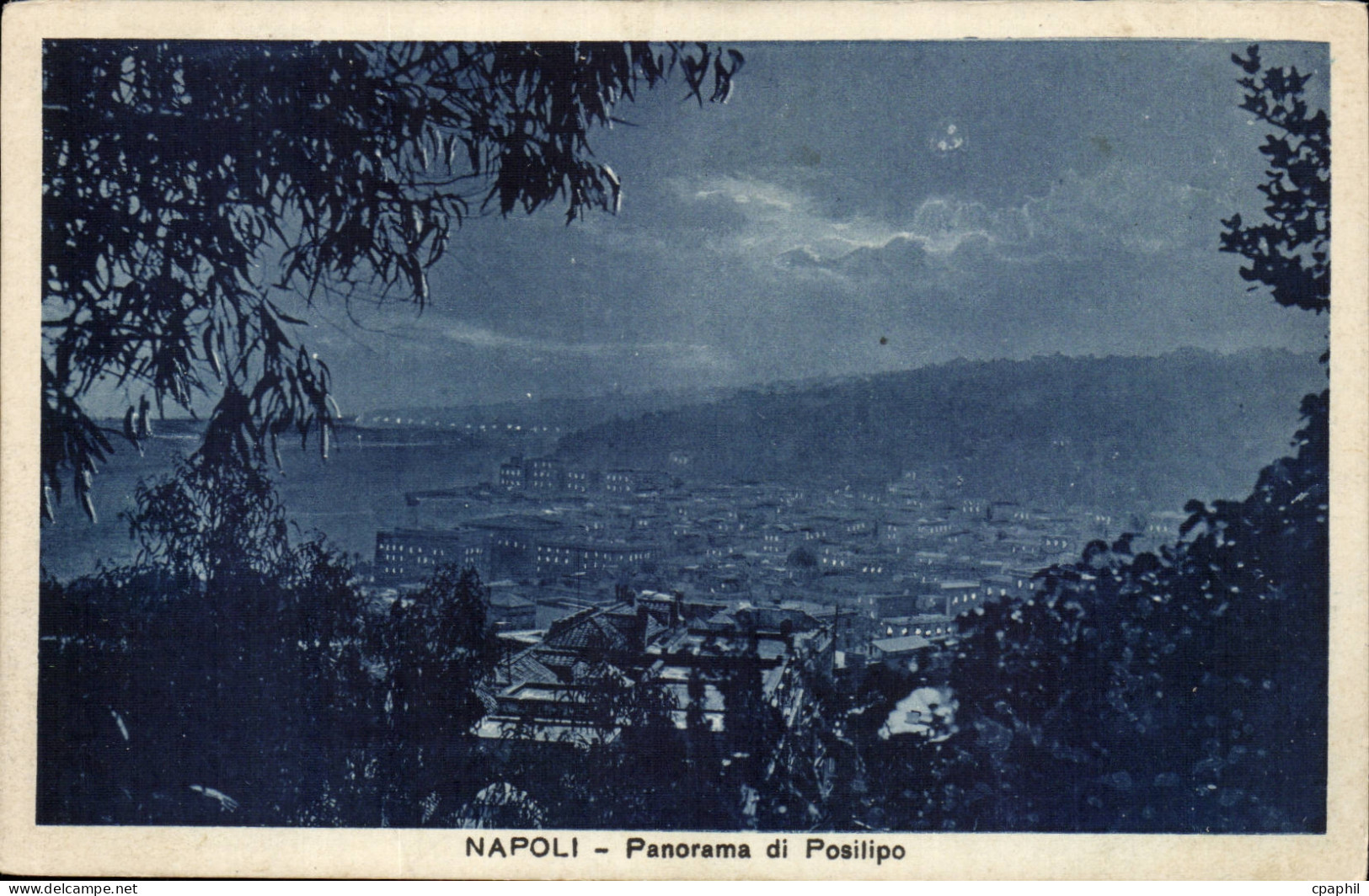 Italie Italie Napoli CPA Panorama di Posilipo