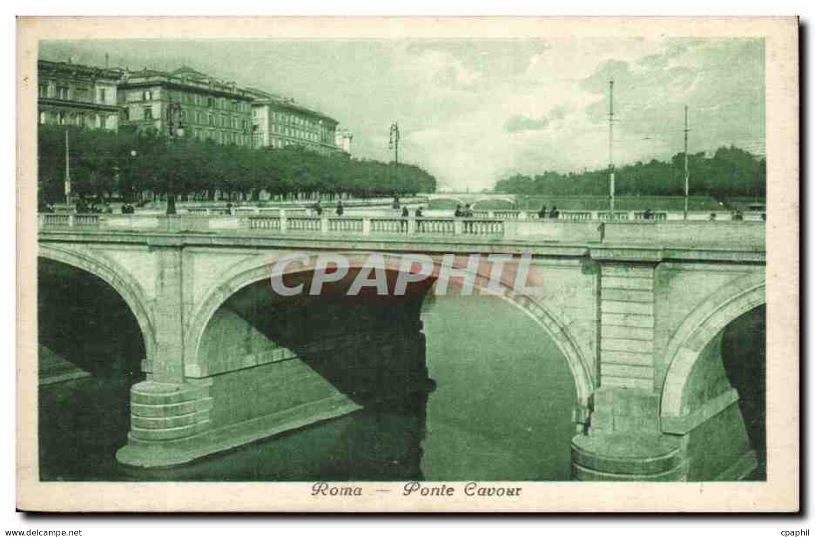 Italie Italie Roma CPA ponte Cavour