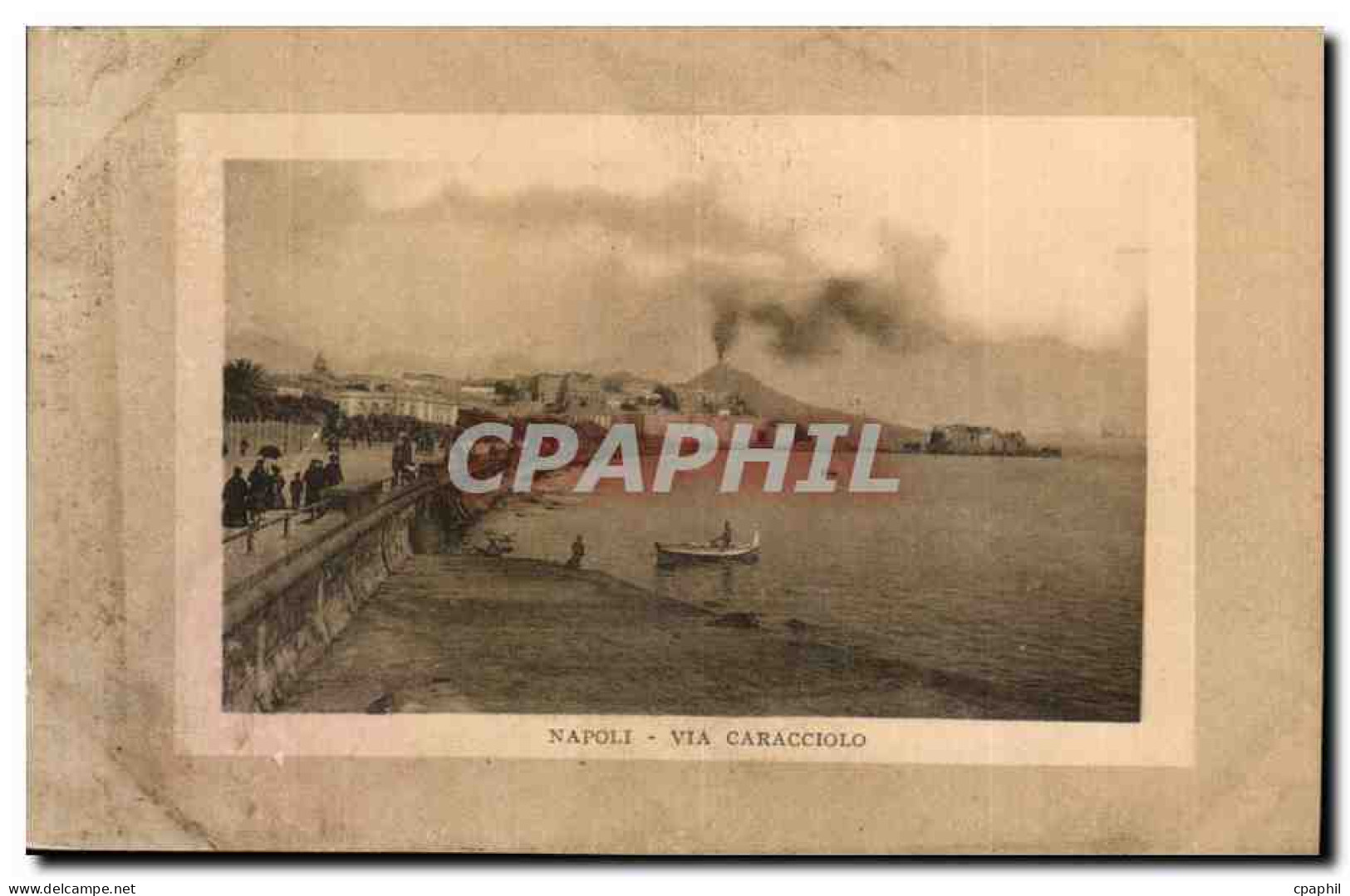 Italie - Italy - napoli - Naples - Via Caracciolo- CPA