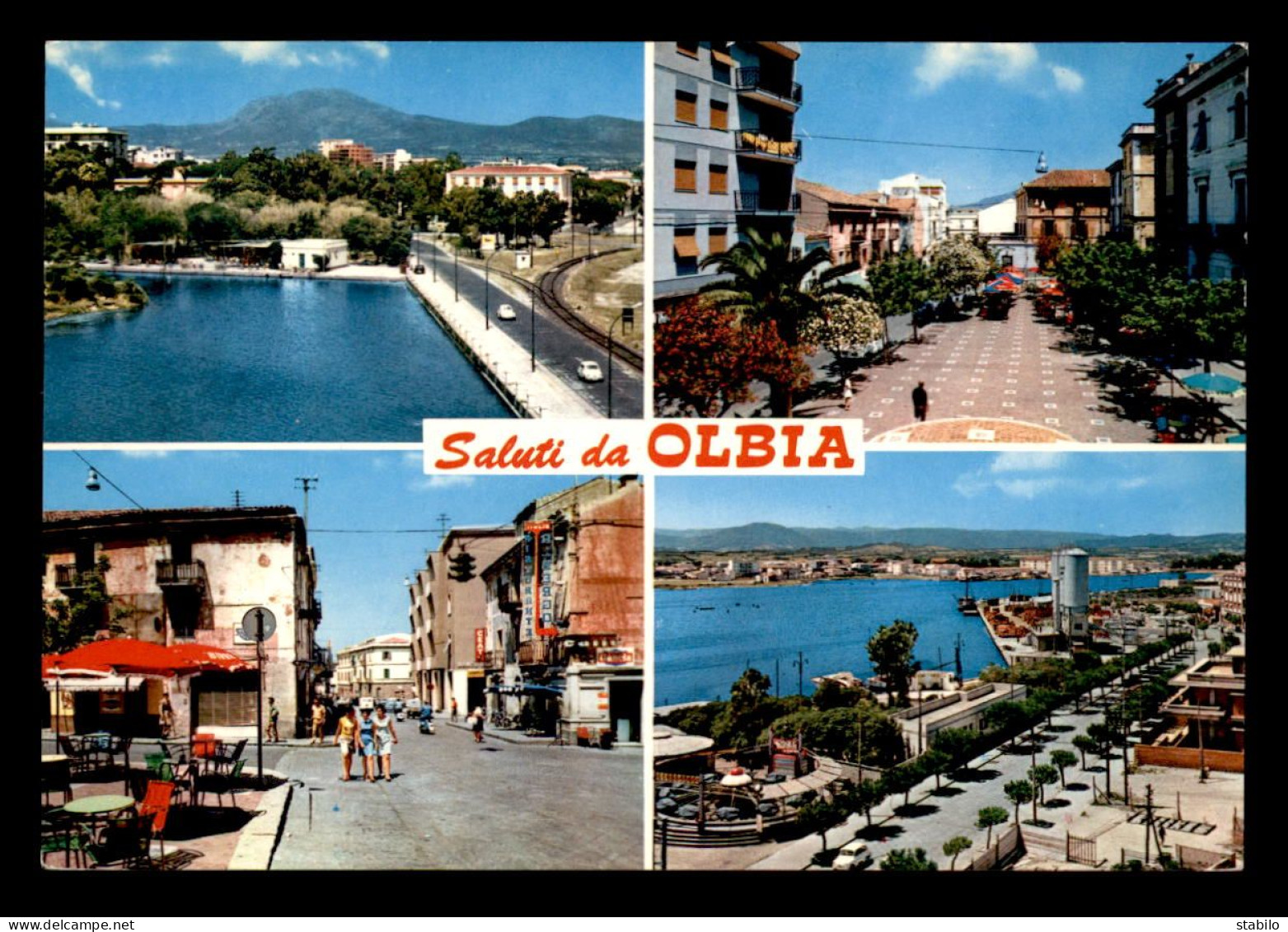 ITALIE - OLBIA - SALUTI - MULTIVUES