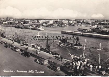 FIUMICINO:  Panorama dalla darsena    1959