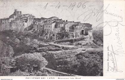 GALLICANO NEL LAZIO: Panorama lato nord   1906