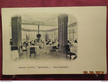 CPA - Rome- Grand Hôtel "Quirinal" - Restaurant