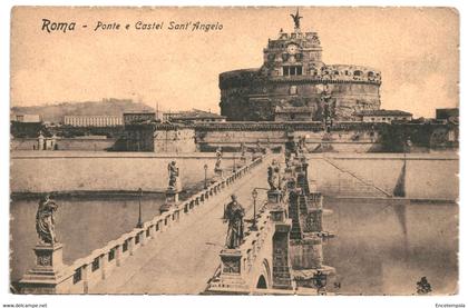 CPA - Carte postale - Italie Roma- Ponte e Castel Sant'Angelo    VM34064at