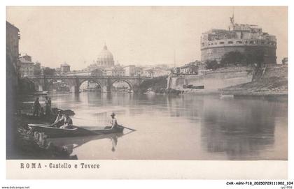CAR-AGNP18-0819-ITALIE - ROMA - Castello e tevere