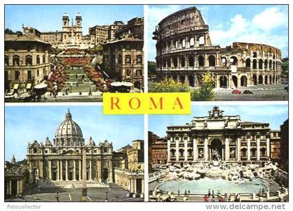 Italie Rome : carte multi vues
