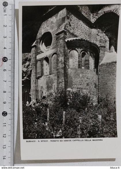 I121137 Cartolina - Roma - Subiaco - Roseto ed Abside Cappella della Madonna