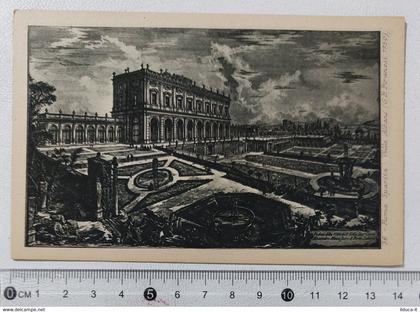 I121158 Cartolina illustrata - Roma - Villa Albani (G. B. Piranesi)