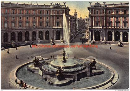 Piazza dell'Esedra e Fontana delle Naiadi - Roma
