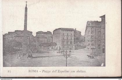 Roma - Piazza dell'Esquilino con obelisco