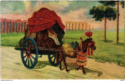 CPA ROMA Carretto del Vino ITALY (552397)