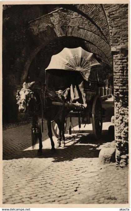 CPA ROMA Carro a vino ITALY (551576)