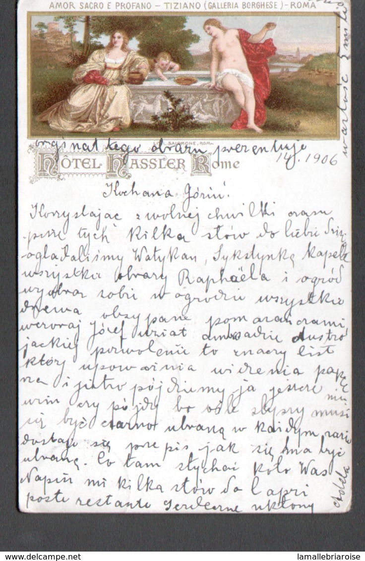 Italie, Rome, Hotel Hassler