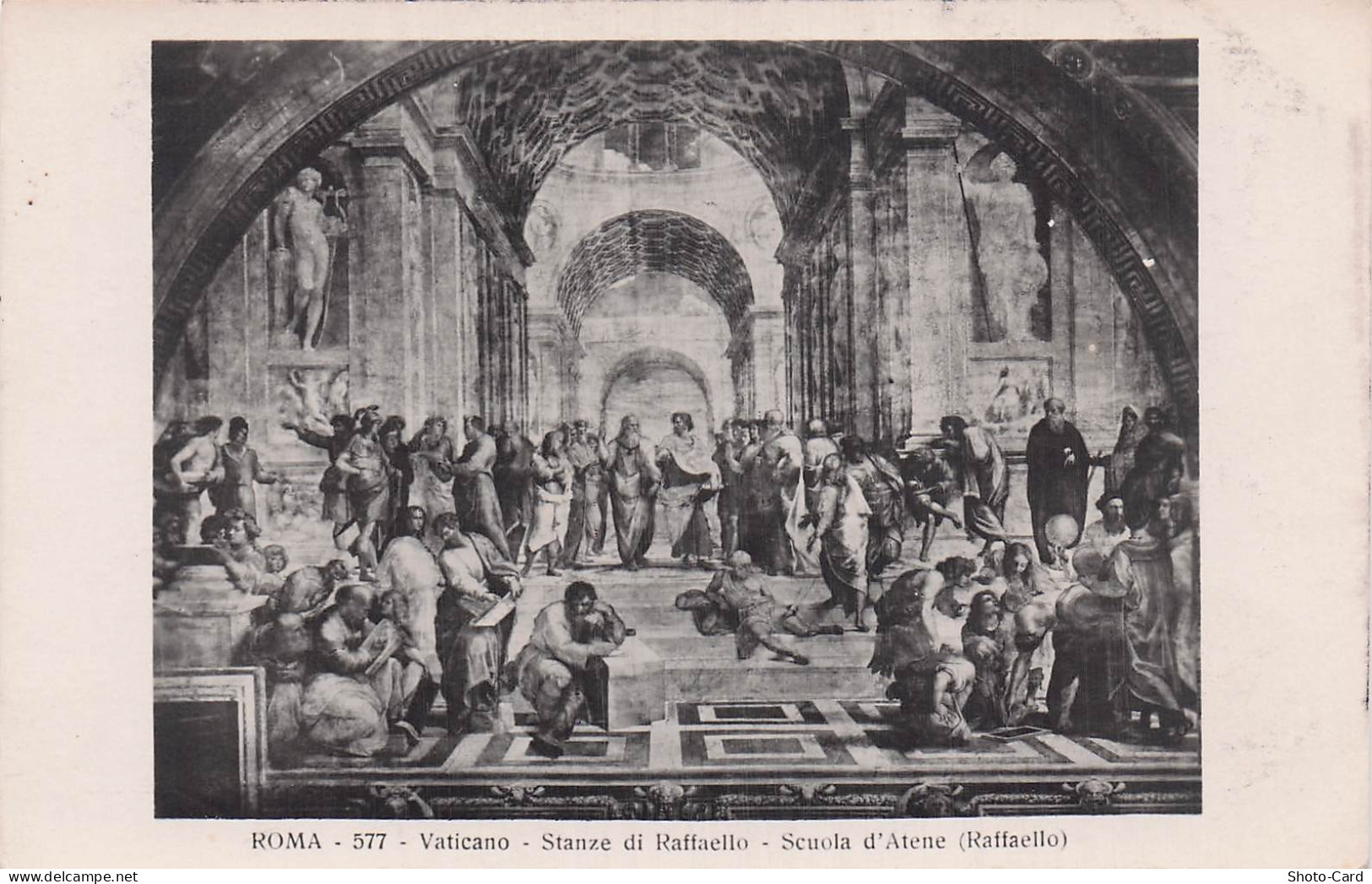 ITALIE ROME STANZE DI RAFFAELLO SCUOLA D ATENE