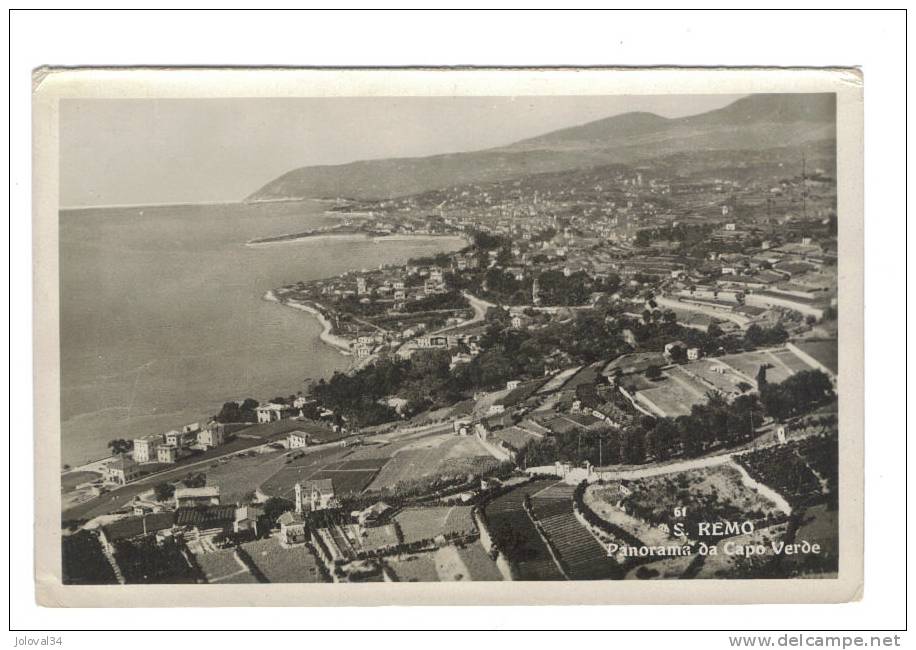 Italie - S. REMO - Panorama da Capo Verde