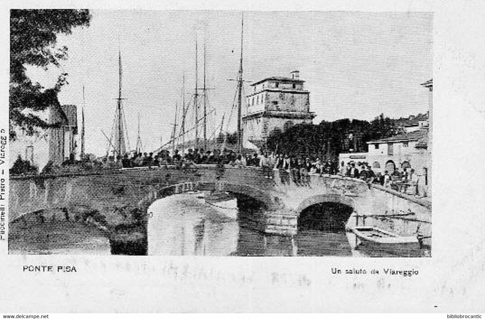 ITALIE - VIAREGGIO - PONTE PISA < UN SALUTO DA VIAREGGIO
