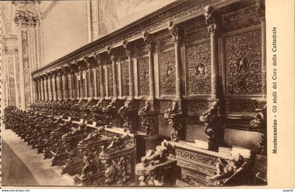 Italie Italia Badia di Montecassino CPA Gli stalli del coro della cattedrale