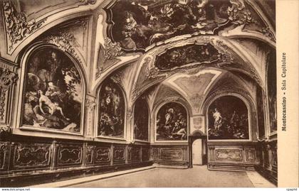Italie Italia Badia di Montecassino CPA Sala capitalore