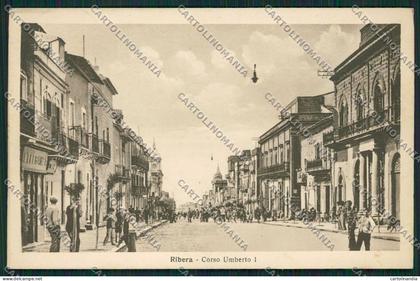 Agrigento Ribera cartolina QQ0088