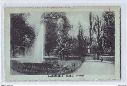 ALESSANDRIA - Giardini e Fontana